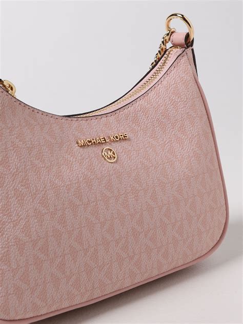 mk bag pink and white|pink mk shoulder bag.